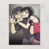 Carte Postale Wakaba et Arai (Devant)