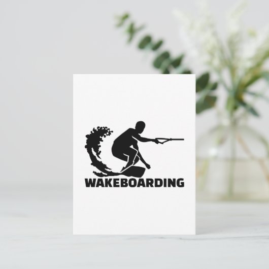 Carte Postale Wakeboard (Debout devant)