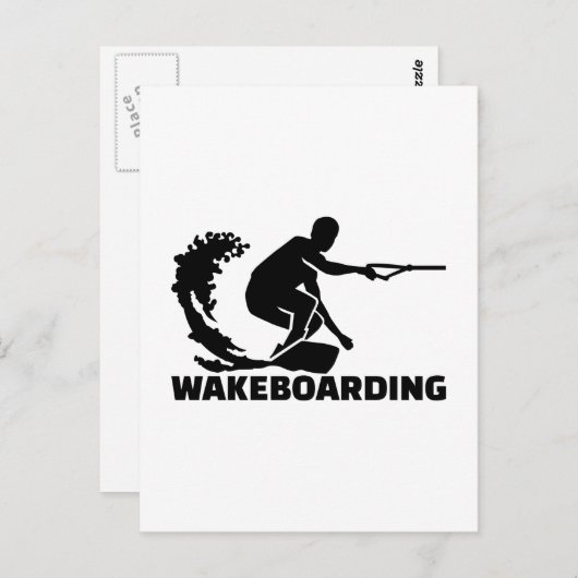 Carte Postale Wakeboard (Devant / Derrière)