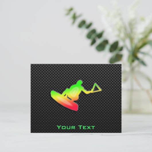 Carte Postale Wakeboard élégant (Debout devant)