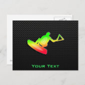 Carte Postale Wakeboard élégant (Devant / Derrière)