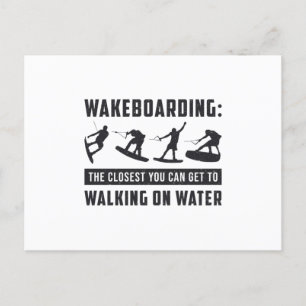 Carte Postale Wakeboard Wakeboard Walking On Water Wake Wake
