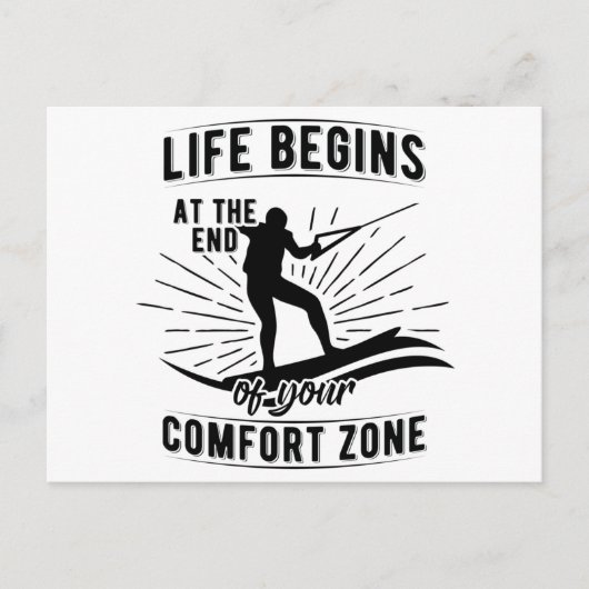 Carte Postale Wakeboard | Waterski Wakeboard Cadeaux de mer (Devant)