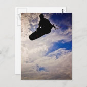 Carte Postale "Waking Life" Wakeboarder Inverted Silhouette (Devant / Derrière)