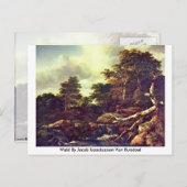 Carte Postale Wald Par Jacob Isaackszoon Van Ruisdael (Devant / Derrière)