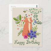 Carte Postale Waldfuchs (Devant / Derrière)