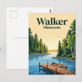 Carte Postale Walker, Minnesota (Devant / Derrière)