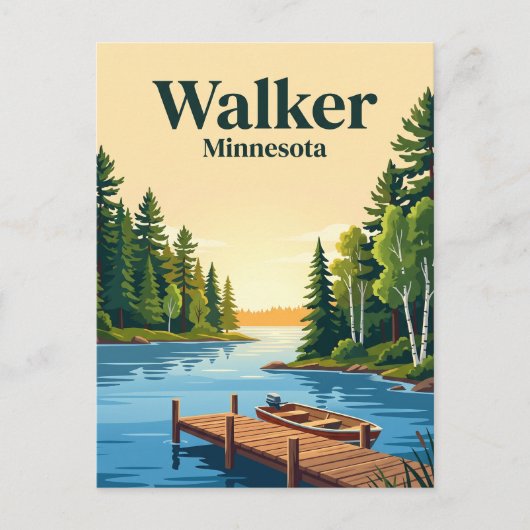 Carte Postale Walker, Minnesota (Devant)