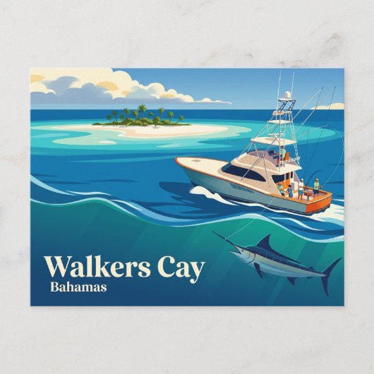 Carte Postale Walkers Cay Bahamas (Devant)