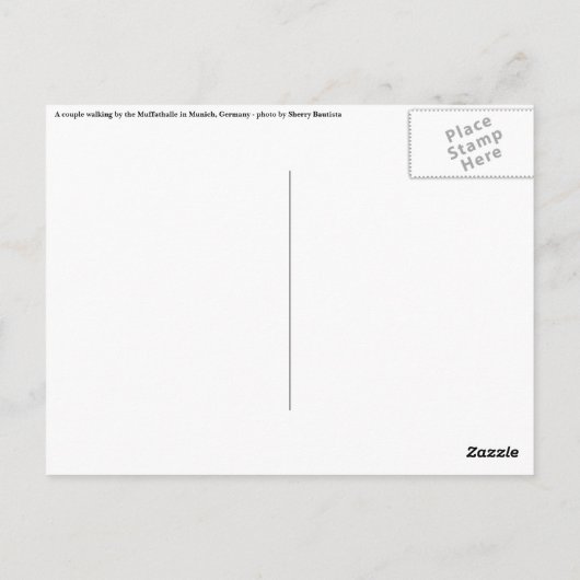 Carte Postale Walking (Dos)