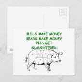 Carte Postale wall street (Devant / Derrière)