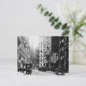 Carte Postale Wall Street 1900 (Debout devant)