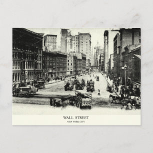 Carte Postale Wall Street 1900