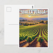Carte Postale Walla Walla Washington Travel (Devant / Derrière)