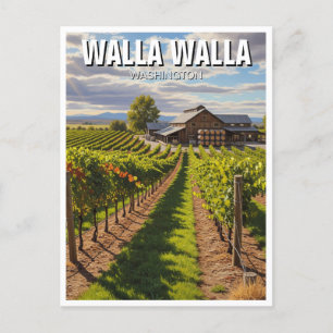 Carte Postale Walla Walla Washington Travel