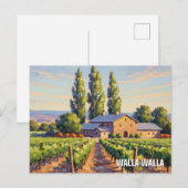 Carte Postale Walla Walla Washington Travel (Devant / Derrière)