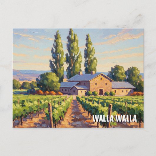 Carte Postale Walla Walla Washington Travel (Devant)