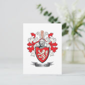 Carte Postale Wallace Family Crest Armoiries (Debout devant)