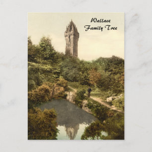 Carte Postale Wallace Monument, Stirling, Écosse