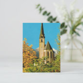 Carte Postale Wallfahrtskirche, Hellesblut, Grossglockner, (Debout devant)