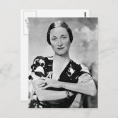 Carte Postale Wallis Simpson (Devant / Derrière)