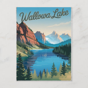 Carte Postale Wallowa Lake Vintage