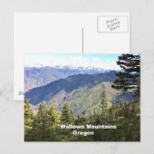 Carte Postale Wallowa Mountains, Oregon (Devant / Derrière)