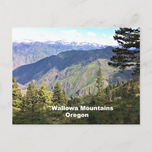 Carte Postale Wallowa Mountains, Oregon (Devant)