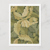 Carte Postale Wallpaper design with Acanthus/Woodland colours, 1 (Devant)