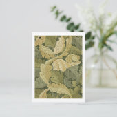 Carte Postale Wallpaper design with Acanthus/Woodland colours, 1 (Debout devant)