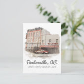 Carte postale Walmart aquarelle (Debout devant)