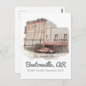 Carte postale Walmart aquarelle (Devant / Derrière)