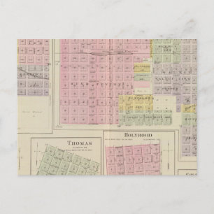 Carte Postale Walnut City, Rush Center, La Crosse, Kansas