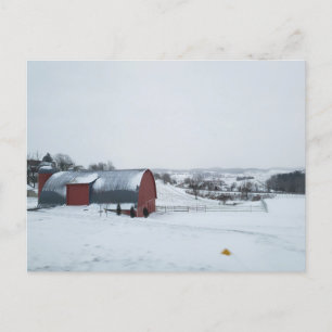 Carte Postale Walnut Creek, Ohio en hiver