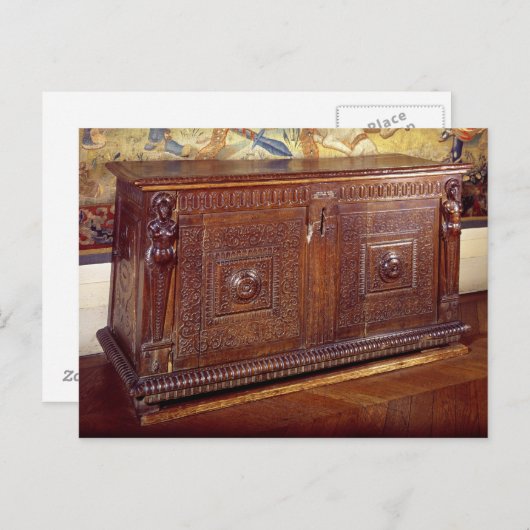 Carte Postale Walnut Sideboard, Lyonnais School (Devant / Derrière)