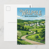 Carte Postale Walpole États-Unis (Devant / Derrière)
