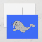 Carte postale Walrus (Devant / Derrière)