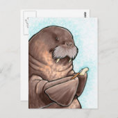 Carte postale Walrus Whittling (Devant / Derrière)