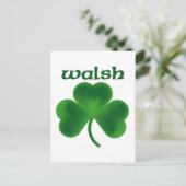 Carte Postale Walsh Shamrock (Debout devant)