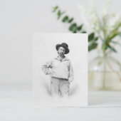 Carte Postale Walt Whitman, frontispece aux "Feuilles de (Debout devant)