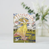Carte Postale Walter Crane "Jugend" Art Nouveau (Debout devant)