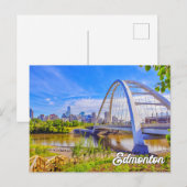 Carte Postale Walterdale Bridge, Edmonton, Alberta, Canada (Devant / Derrière)