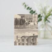 Carte Postale Walters, Résidences Crowell, ferme (Debout devant)