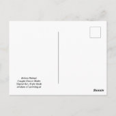 Carte Postale Waltz de Couple Dance, (Dos)