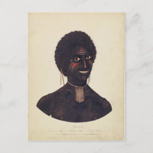 Carte Postale Wambela, épouse de Cobbawn Wogi, chef autochtone