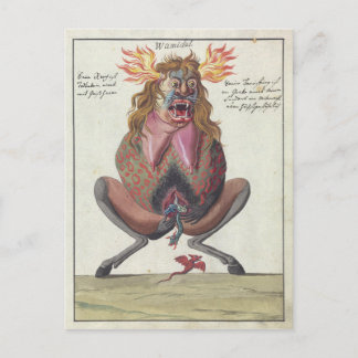 Carte Postale Wamidal démon