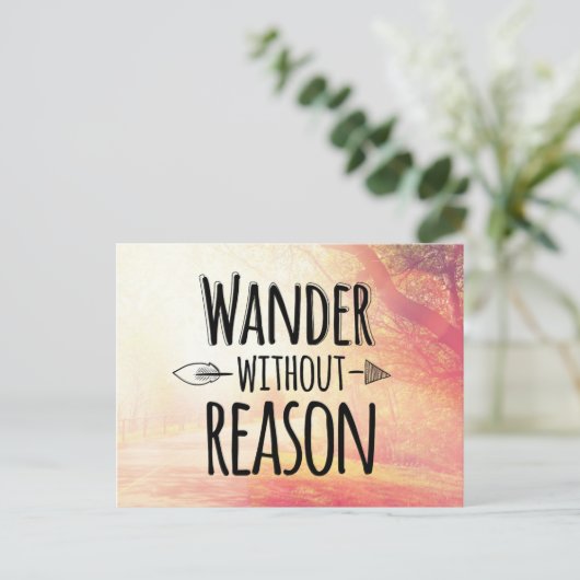 Carte Postale Wander Without (Debout devant)