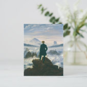 Carte Postale Wanderer au-dessus de la mer de brouillard par Cas (Debout devant)