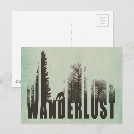 Carte Postale Wanderlust (Devant / Derrière)
