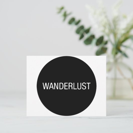 CARTE POSTALE WANDERLUST (Debout devant)